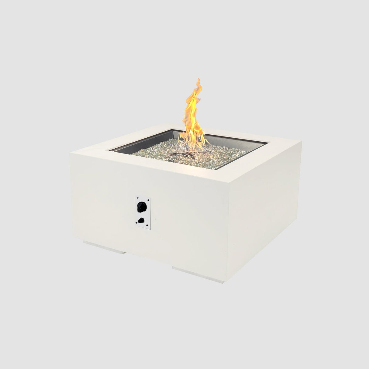 The Outdoor Greatroom Cove 48" Concrete Square Gas Fire Pit Table - CVS-48NG