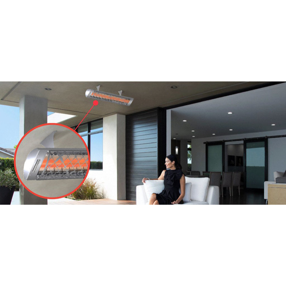 Infratech C Series Single Element with Traditional Motif 4000 Watts Infrared Electric Patio Heater 61.25 x 8.19 x 2.5 in. - 21-41*