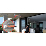 Infratech C Series Single Element with Traditional Motif 4000 Watts Infrared Electric Patio Heater 61.25 x 8.19 x 2.5 in. - 21-41*