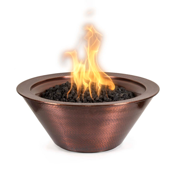 The Outdoor Plus Cazo Fire Bowl – Hammered Patina Copper