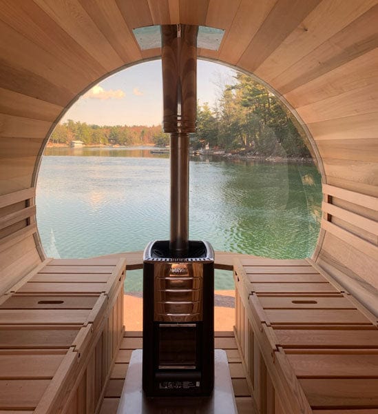 Dundalk Leisurecraft Chimney & Heat Shield Set for Panaromic Saunas