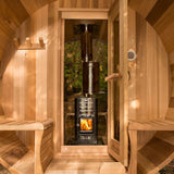 Dundalk Leisurecraft Chimney & Heat Shield Set with Water Tank for Panoramic Saunas