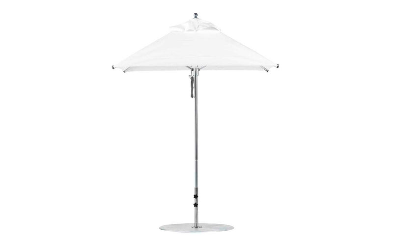 Ledge Lounger Premier Aluminum Umbrella - 6.5' Square Pulley