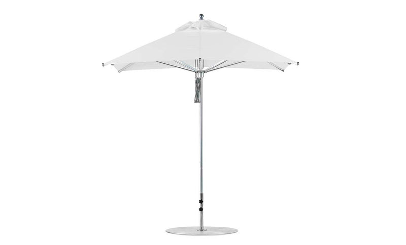 Ledge Lounger Premier Aluminum Umbrella - 7.5' Square Pulley