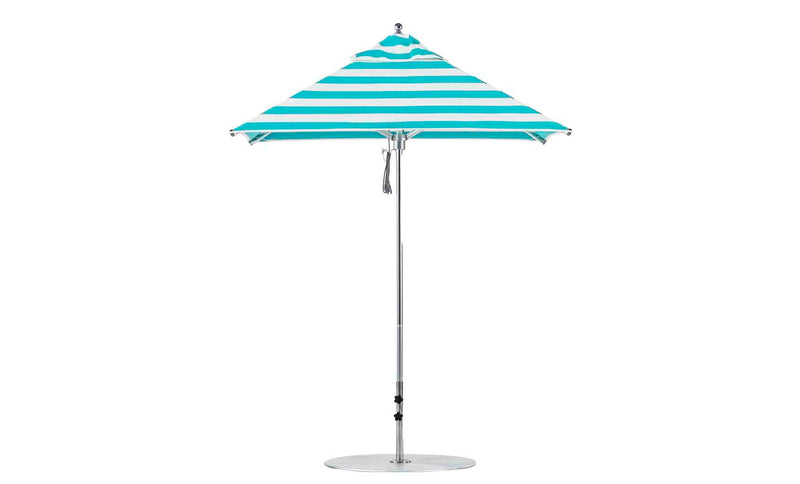 Ledge Lounger Premier Aluminum Umbrella - 6.5' Square Pulley