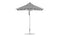 Ledge Lounger Premier Aluminum Umbrella - 7.5' Square Pulley