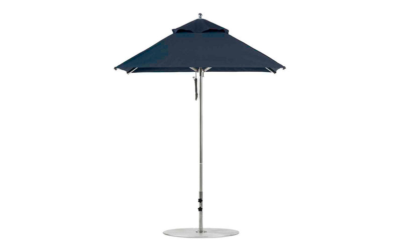 Ledge Lounger Premier Aluminum Umbrella - 6.5' Square Pulley