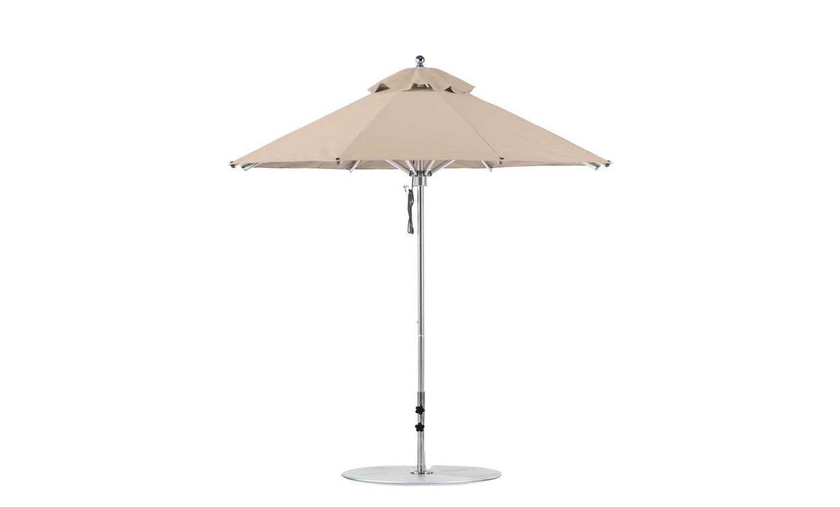 Ledge Lounger Premier Aluminum Umbrella - 7.5' Octagon Pulley