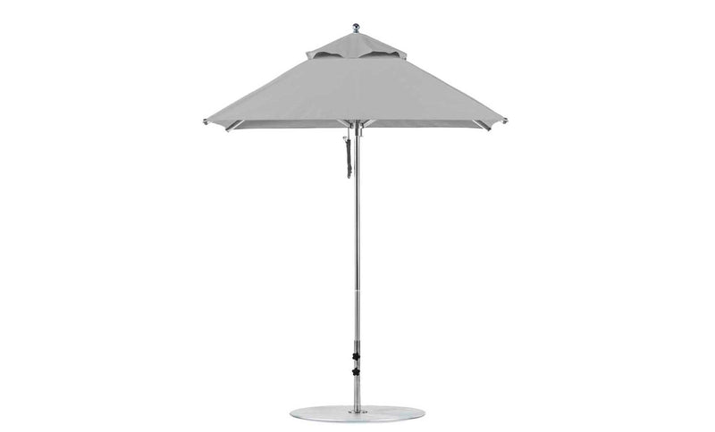 Ledge Lounger Premier Aluminum Umbrella - 6.5' Square Pulley