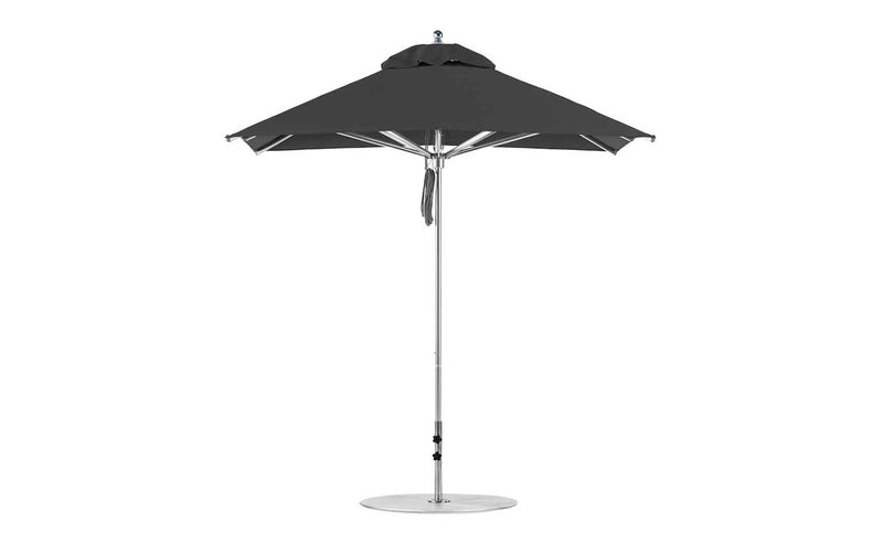 Ledge Lounger Premier Aluminum Umbrella - 7.5' Square Pulley