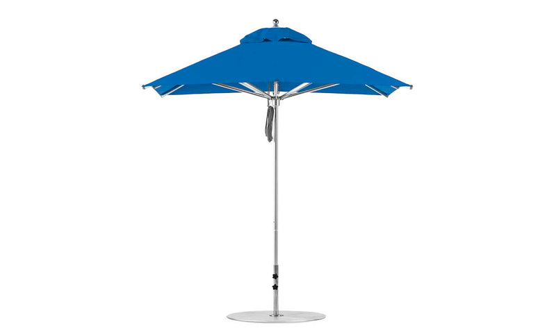 Ledge Lounger Premier Aluminum Umbrella - 7.5' Square Pulley