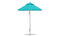 Ledge Lounger Premier Aluminum Umbrella - 6.5' Square Pulley