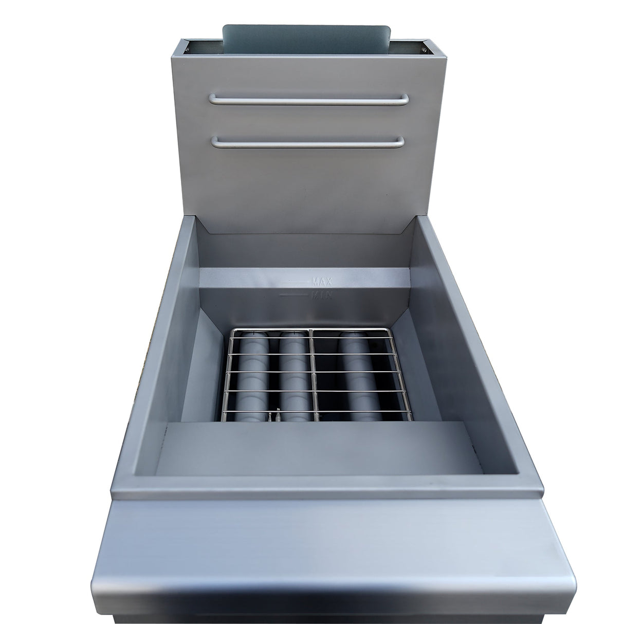 Forno Commerciale Natural Gas Deep Fryer, 3 Burners 90,000 BTU, 40 lbs Oil Capacity