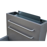 Forno Commerciale Natural Gas Deep Fryer, 3 Burners 90,000 BTU, 40 lbs Oil Capacity