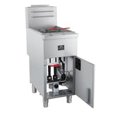 Forno Commerciale Natural Gas Deep Fryer, 3 Burners 90,000 BTU, 40 lbs Oil Capacity
