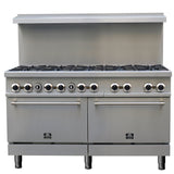 Forno Commerciale 60 Inch  Gas Range with 10 Burners