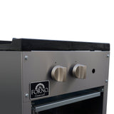 Forno Commerciale Gas Stock Pot Range – Single 3-Ring Burner, Stainless Steel Construction