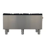 Forno Commerciale Gas Stock Pot Range – Dual 3-Ring Burners, Stainless Steel Construction