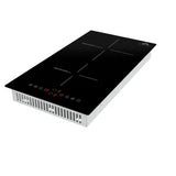 Forno Parco 12-Inch Induction Cooktop, 2 Zones, 3,600W Total Power, Touch Control