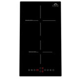 Forno Parco 12-Inch Induction Cooktop, 2 Zones, 3,600W Total Power, Touch Control