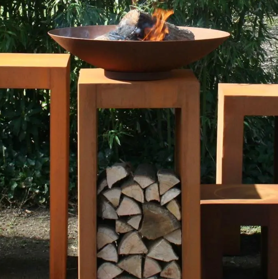 Adezz Socle Corten Pedestal U Shaped