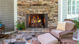 Majestic Cottagewood 36" Traditional Outdoor Wood Burning Fireplace