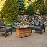 The Outdoor Greatroom Darien 42" Rectangular Gas Fire Pit Table - DAR-1224-EBG-K