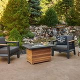 The Outdoor Greatroom Darien 42" Rectangular Gas Fire Pit Table - DAR-1224-EBG-K
