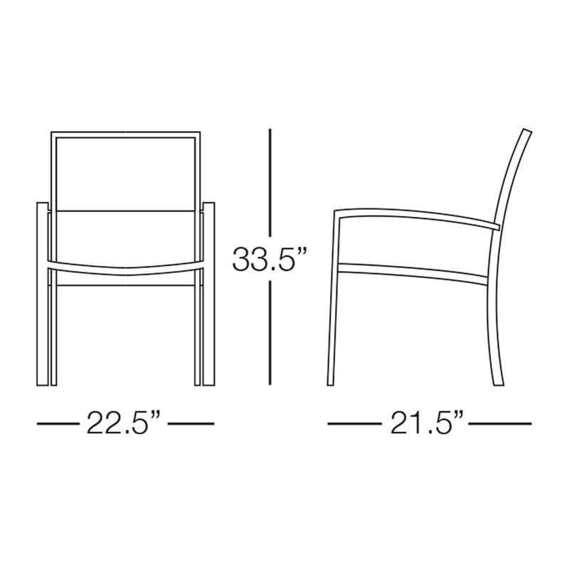 Kannoa Dominica Dining Chair with Arms