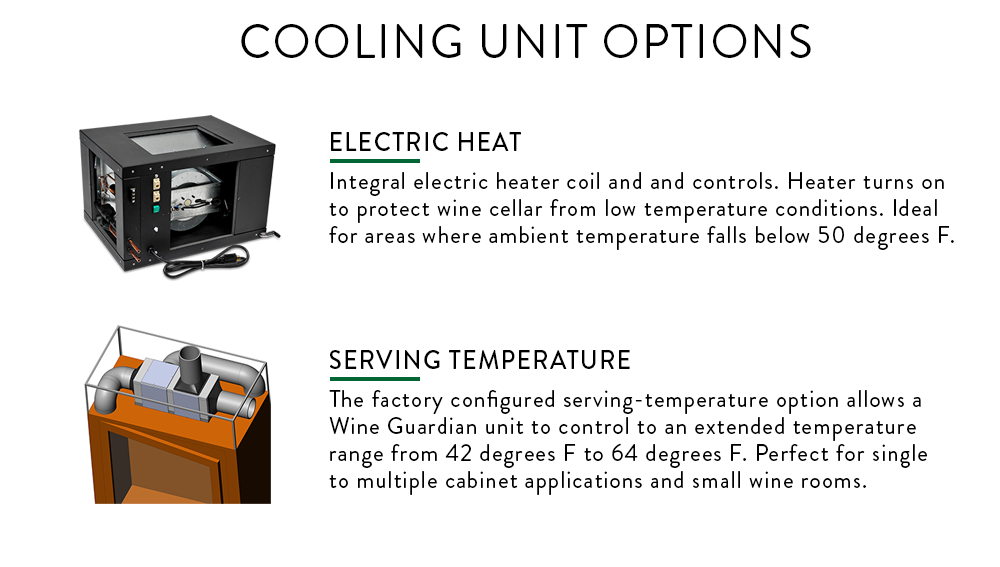 Wine Guardian DS025 Sentinel 1/4 Ton Ductable Cooling System
