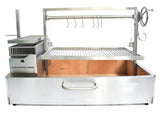 Tagwood BBQ XL Built-In Santa Maria Argentine Wood Fire & Charcoal Gaucho Grill OPEN FIRE COOKING | BBQ25SS -