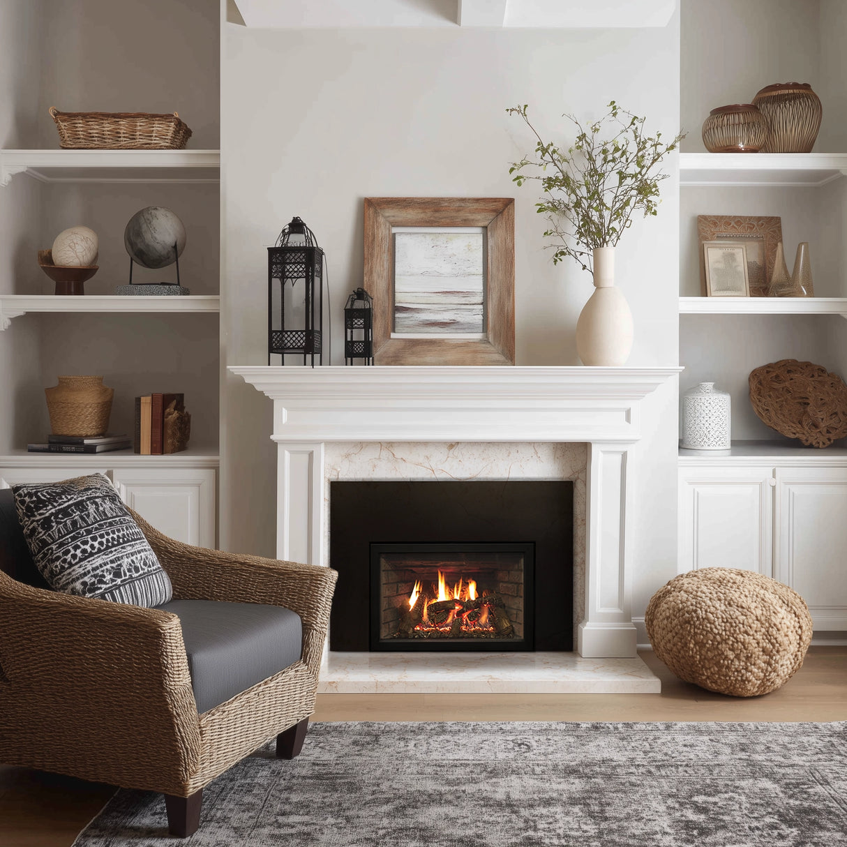 Empire Rushmore 35" Direct Vent Gas Fireplace Insert - DVCT35CBN95