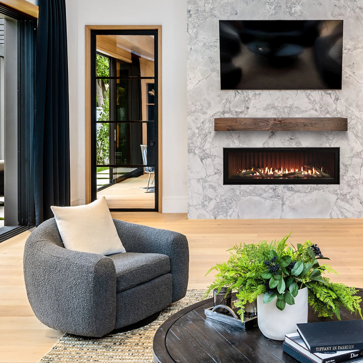 Empire Boulevard Direct Vent 48" Gas Fireplace - DVLL48BP92