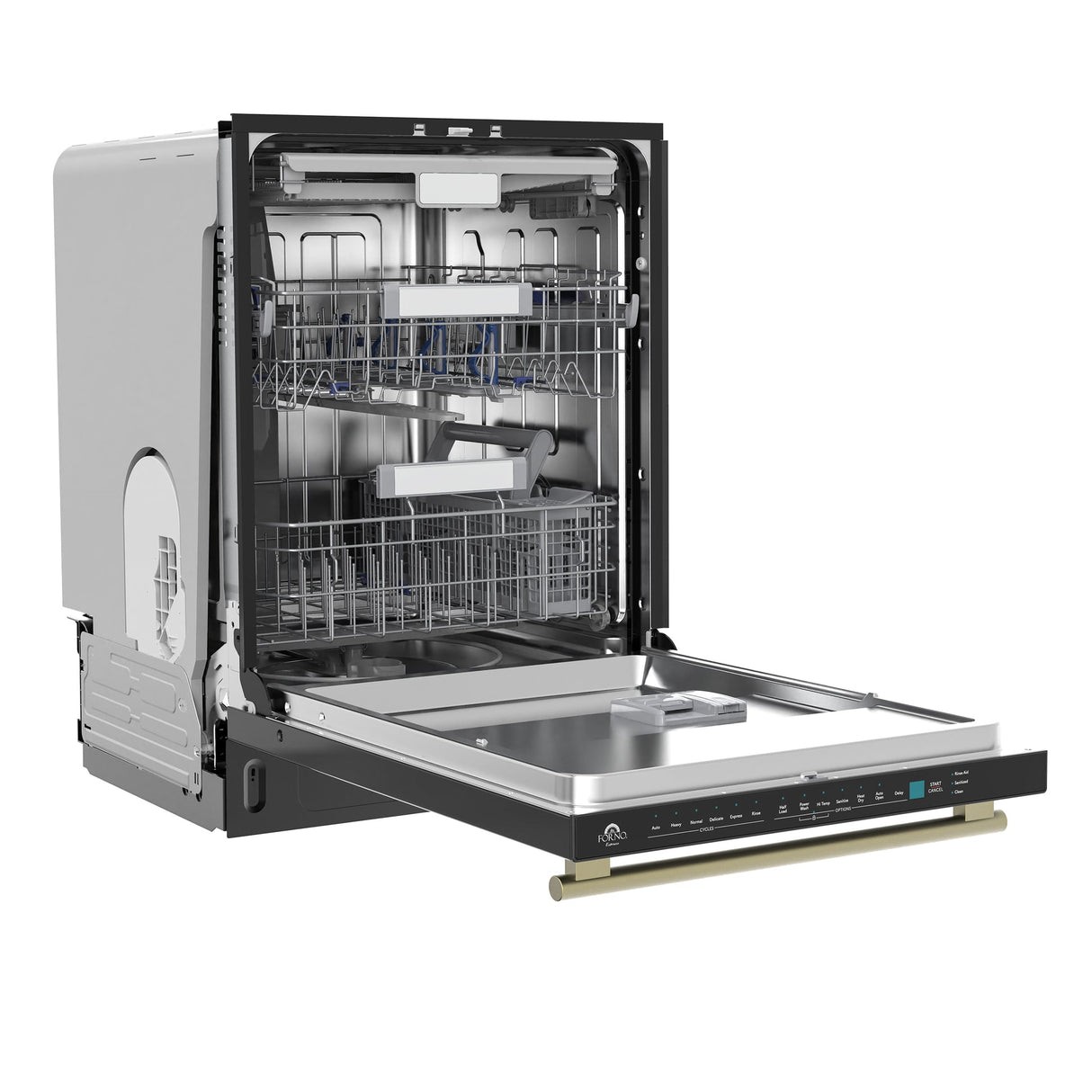 Forno Stella 24" Built-in Dishwasher – Tall Tub, 44 dBA, Top Touch Control, Soil-Sensing & ENERGY STAR