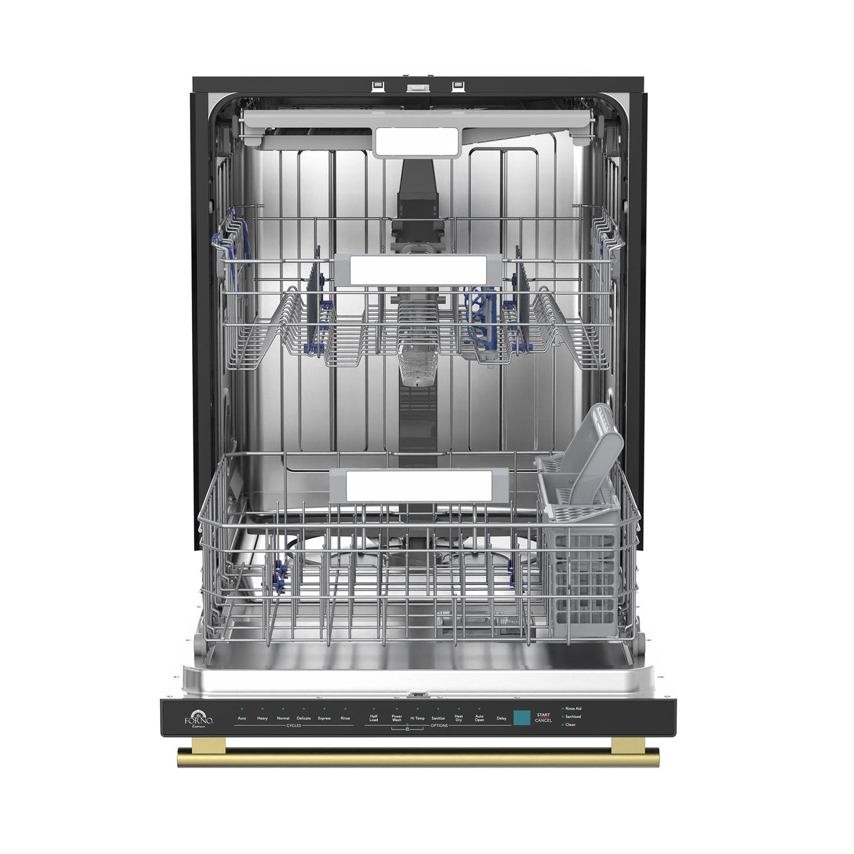 Forno Stella 24" Built-in Dishwasher – Tall Tub, 44 dBA, Top Touch Control, Soil-Sensing & ENERGY STAR