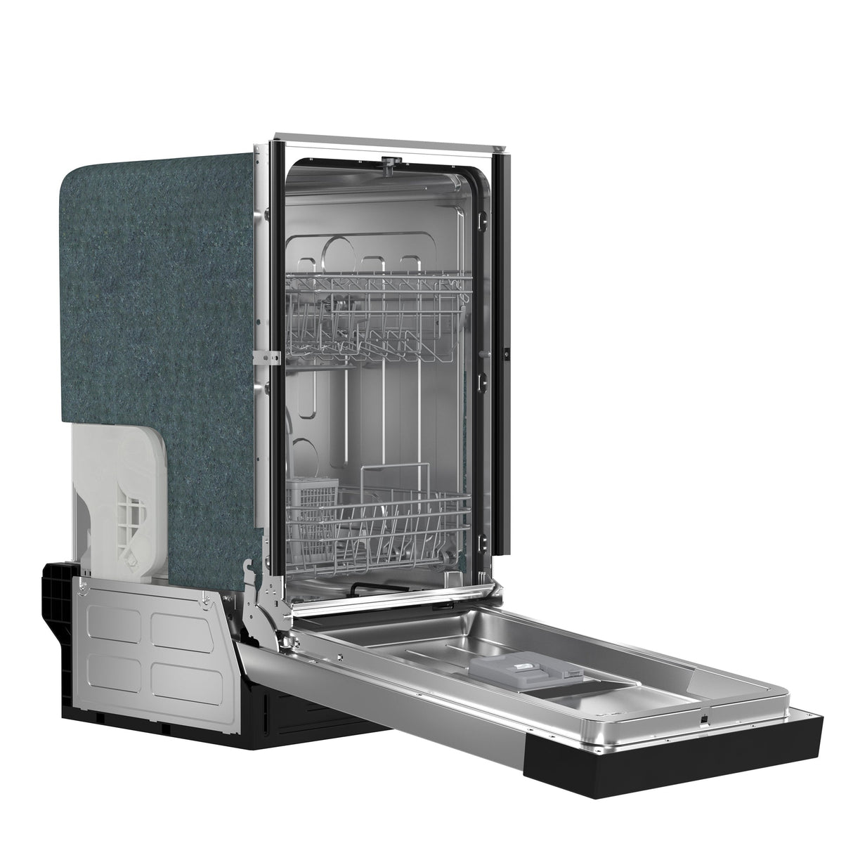 Forno Polo 18-Inch Built-In Stainless Steel Dishwasher, 8 Place Settings, 52 dBA