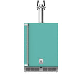 Hestan 24″ Left Hinged With Lock, Outdoor Double Faucet Beer Dispenser (Glass Door) - GFDSL242