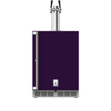 Hestan 24″ Left Hinged With Lock, Outdoor Double Faucet Beer Dispenser (Glass Door) - GFDSL242