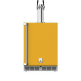 Hestan 24″ Left Hinged With Lock, Outdoor Double Faucet Beer Dispenser (Glass Door) - GFDSL242