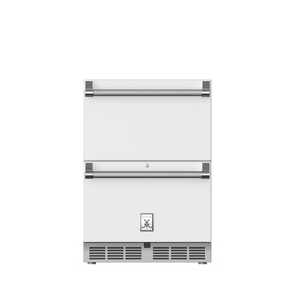 Hestan 24″ Outdoor Refrigerator Drawer and Freezer Drawer With Lock - GRFR24