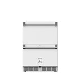 Hestan 24″ Outdoor Refrigerator Drawer and Freezer Drawer With Lock - GRFR24