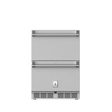Hestan 24″ Outdoor Refrigerator Drawer and Freezer Drawer With Lock - GRFR24