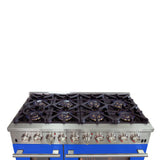 Forno Capriasca 48-Inch Freestanding Dual Fuel Range with 8 Burners & Color Door