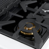 Forno Antico Dual Fuel Range, with Antique Brass Finish, Convection Oven