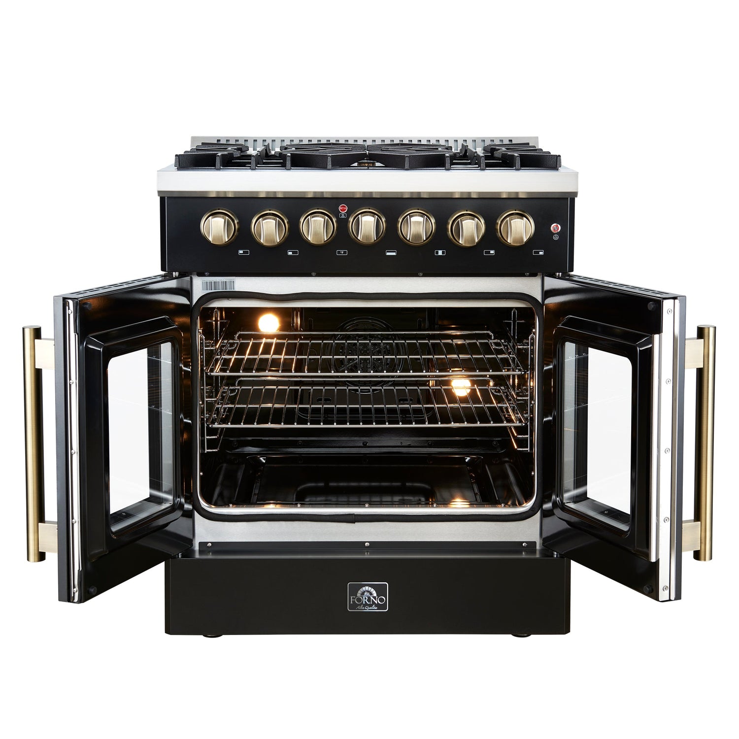 Forno Galiano Freestanding French Door Dual Fuel Range