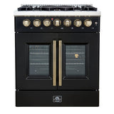 Forno Galiano Freestanding French Door Dual Fuel Range