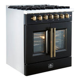 Forno Galiano Freestanding French Door Dual Fuel Range