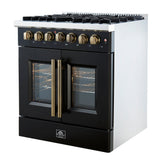 Forno Galiano Freestanding French Door Dual Fuel Range