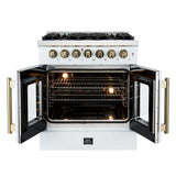 Forno Galiano Freestanding French Door Dual Fuel Range