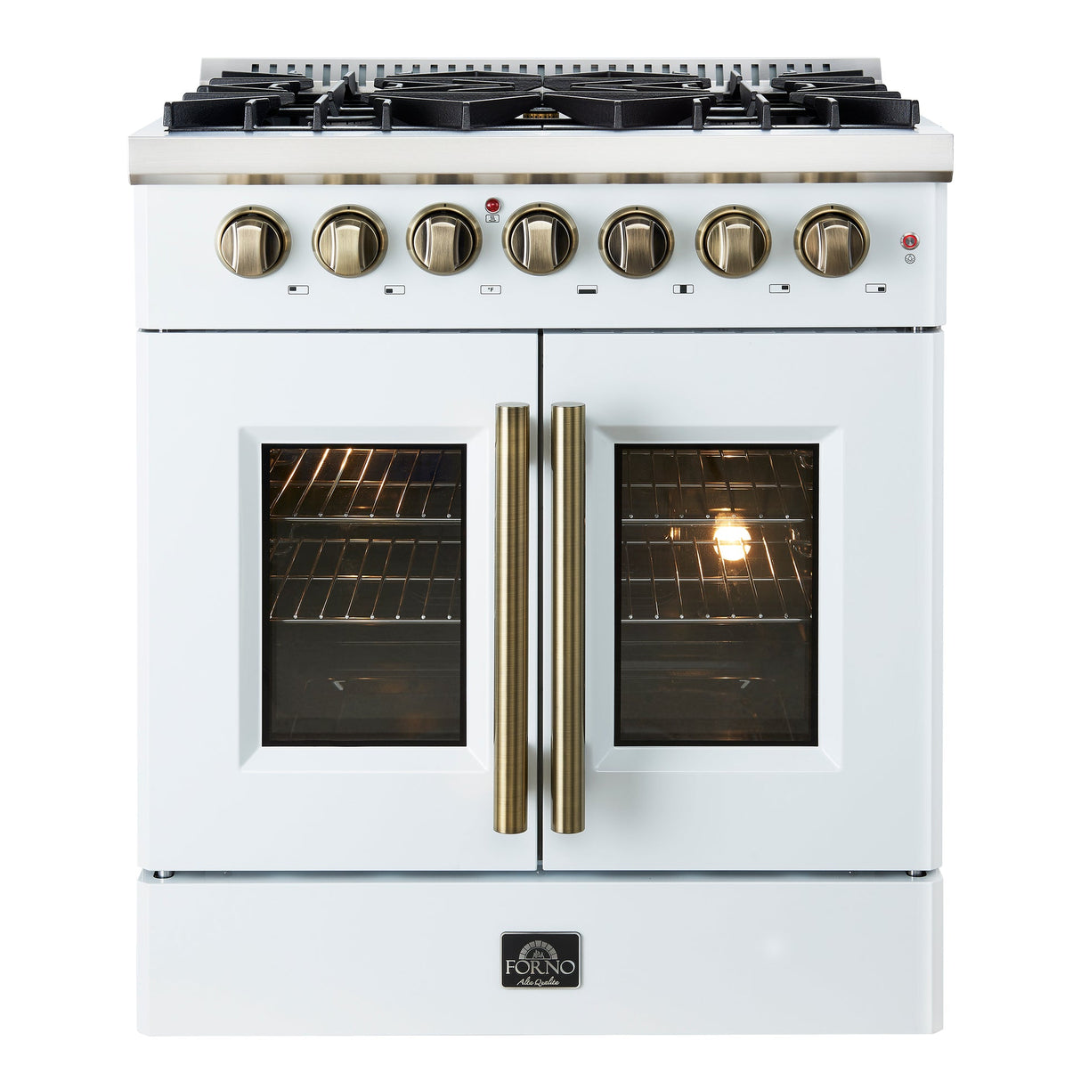 Forno Galiano Freestanding French Door Dual Fuel Range